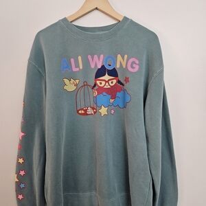 Ali Wong Graphic Sweatshirt - Blue